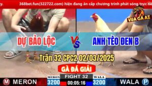 Trận 32 CPC2 2/3/2025 - Gà Anh Dự Bảo Lộc Có Chân Xạo Lờ Hạ Bảo Sting