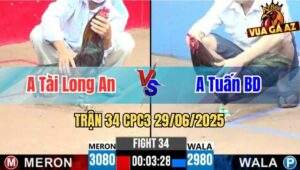 Trận 34 CPC3 29/06/2025 - Anh Tài Long An Vs Anh Tuấn Bình Dương