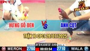 Trận 10 CPC1 28/7/2025 - Bướm Anh Hưng Cháy 1 Phá Đá Điều Khụy Gối