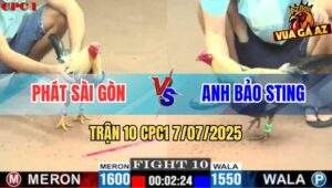 Trận 10 CPC1 7/7/2025 - Chuối Cọp Anh Bảo Sting Đá Đối Thủ Kêu Oai Oái