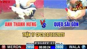 Trận 17 CPC1 24/7/2025 - Anh Thanh Hưng Và Anh Quẹo Sài Gòn