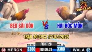 Trận 20 CPC3 17/7/2025 - Điều Chân Trắng Anh Hai Đâm Cựa Quá Tịch