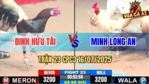 Trận 23 CPC3 16/7/2025 - Anh Đinh Hửu Tài Đụng Anh Minh Long An