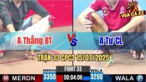 Trận 33 CPC3 15/07/2025 - Anh Thắng Bến Trắng Vs Anh Tư CL