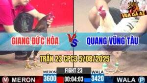 Trận 23 CPC3 5/8/2025 - Anh Giang Đức Hòa Đụng Anh Quang Vũng Tàu