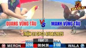 Trận 31 CPC3 4/8/2025 - Anh Quang Vũng Tàu Và Anh Mạnh Vũng Tàu
