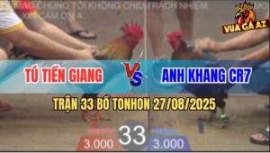 Trận 33 Bồ TonHon 27/8/2025 - Anh Tú Tiền Giang Và Anh Khang CR7