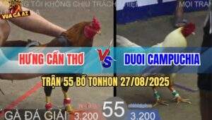 Trận 55 Bồ TonHon 27/8/2025 - Anh Hưng Cần Thơ Và Anh Duoi Campuchia