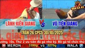 Trận 26 CPC5 30/10/2025 - Anh Lành Kiên Giang Và Anh Vũ Tiền Giang