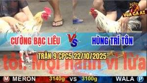Trận 9 CPC5 22/10/2025 - Anh Cường Bạc Liêu Và Anh Hùng Trí Tôn