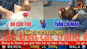Trận 25 CPC5 4/11/2025 - An Cần Thơ Và Anh Tuấn Cà Mau