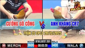 Trận 35 CPC3 28/12/2025 - Xám Anh Khang CR7 Đâm Khét Không Bỏ Chân Nào