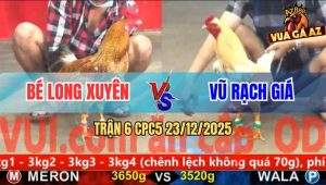 Trận 6 CPC5 23/12/2025 - Gà Cú Anh Bé Bắt Bướm Chỉ Trong 1 Tay Nước