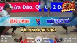 Trận 29 Xà Xía 30/12/2025